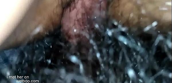  Hairy pussy fucked on her first date